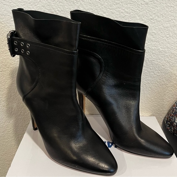 Jimmy Choo soft leather calf booties size 35 1/2 - Picture 1 of 13